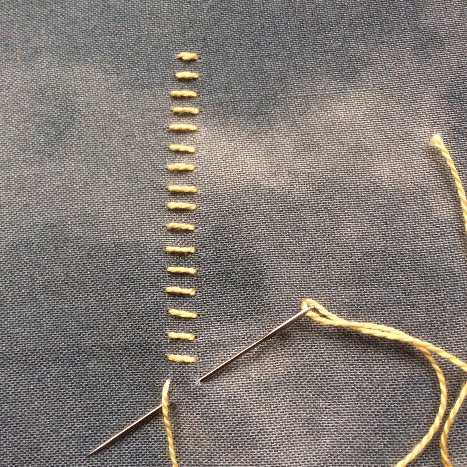 Queenie's Needlework: Sunday Stitch School - Lesson 89: Chequered Chain ...
