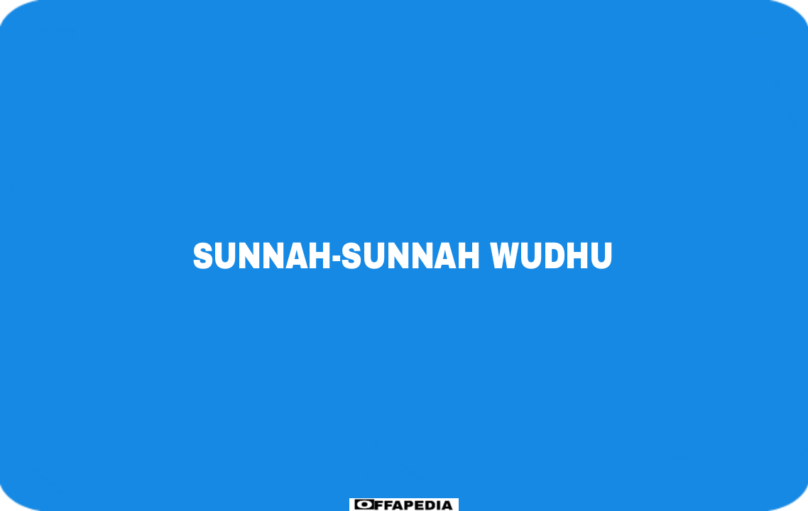 Sunnah wudhu