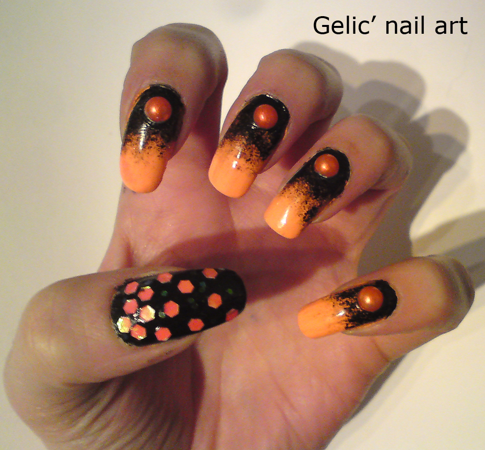 Gelic' nail art: October 2012