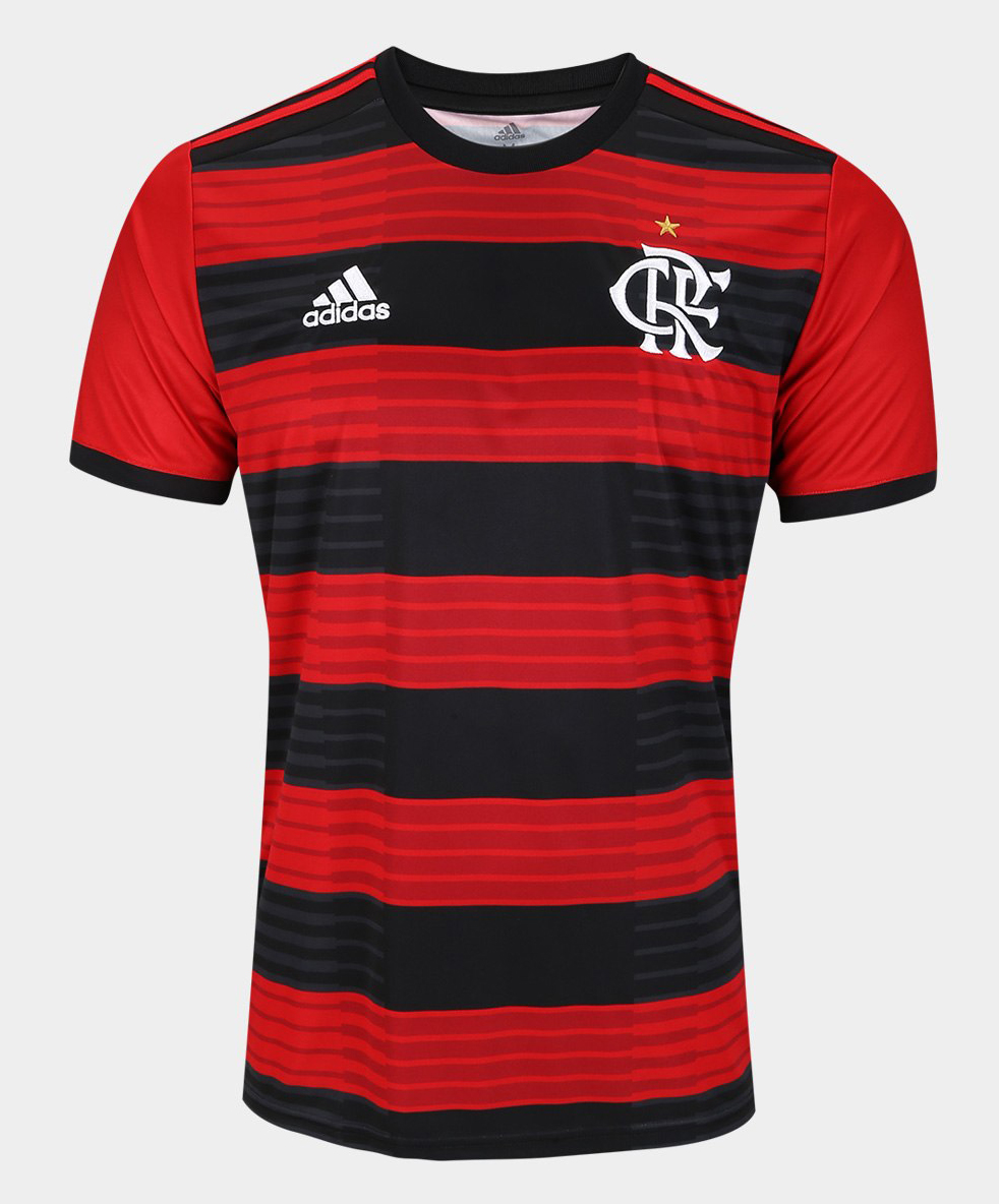camisa flamengo listras finas