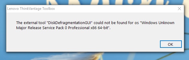 Fehlermeldung des L512