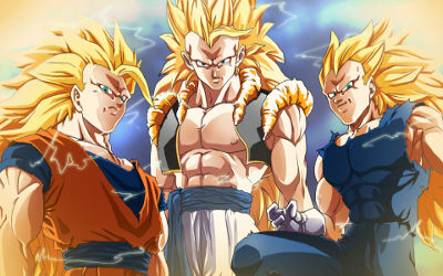 Dragon Ball Z Goku Super Saiyan Gogeta - Fond d'Écran en Full HD 1080p