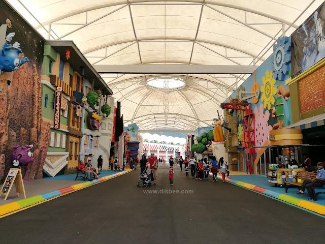 Rekabentuk dinding yang menarik Aktiviti Cuti Sekolah Di Movie Animation Park Studios (MAPS) Perak