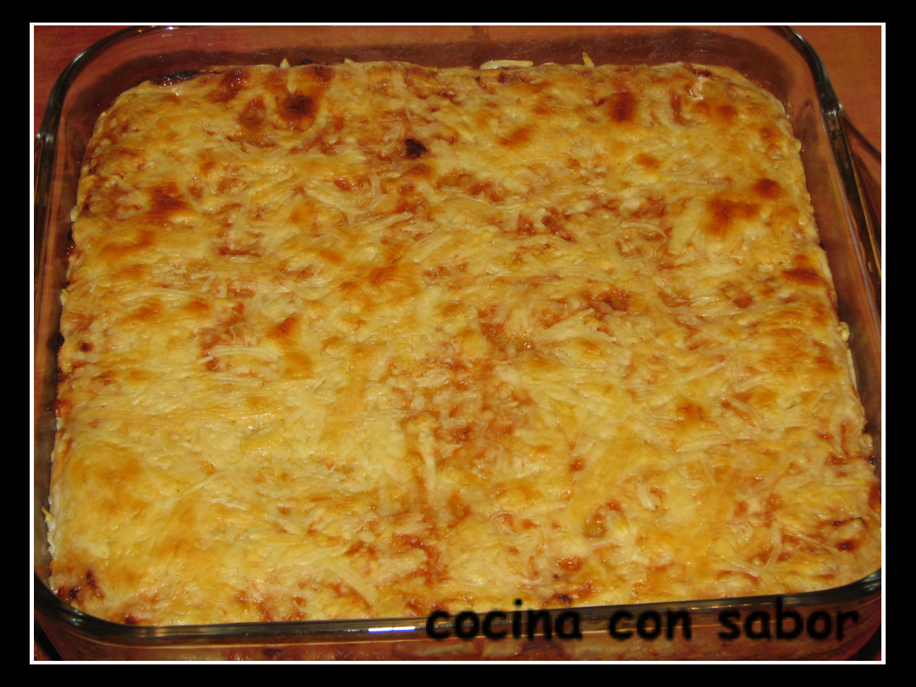 Pastel de patata y carne (Thermomix)