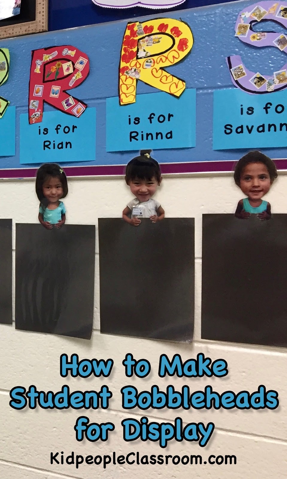 Kidpeople Classroom Student Bobbleheads for Display HowTo