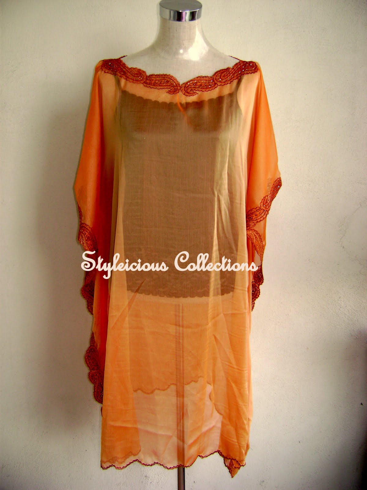 STYLEICIOUS BOUTIQUE CHIFFON KAFTAN TOP