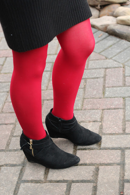 The ultimate red tights inspiration. - Fashionmylegs : The tights