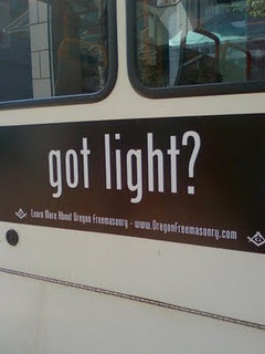 got light? masons advertising on trimet