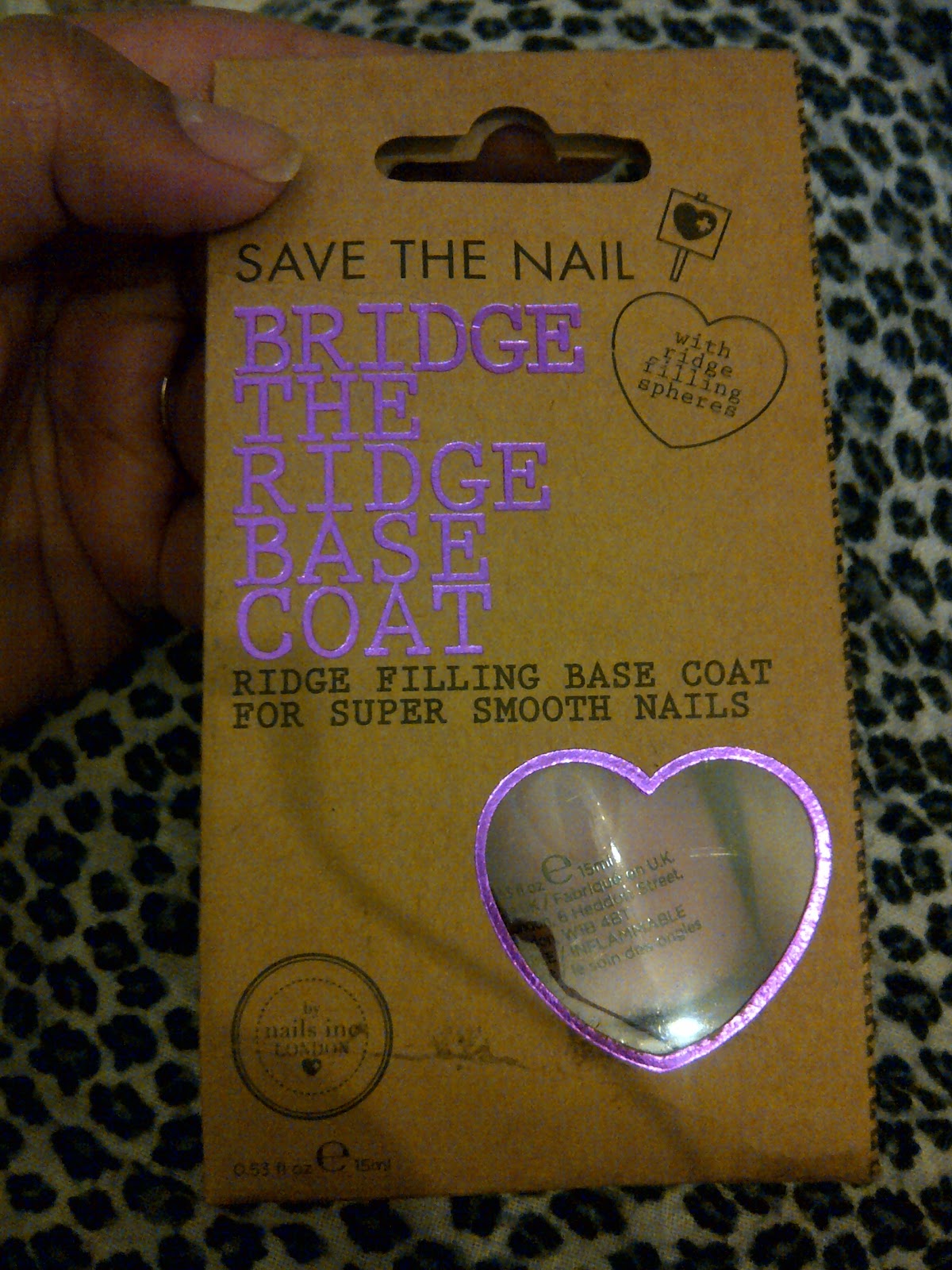 CurvesColourSparkle Save The Nail BRIDGE THE RIDGE BASE COAT
