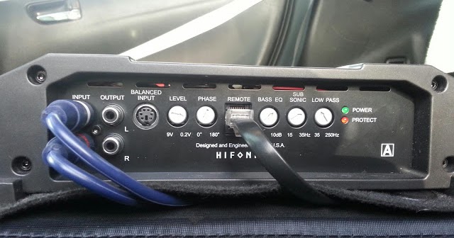 Bass on Wheels: Tuning my Subwoofer Amplifier