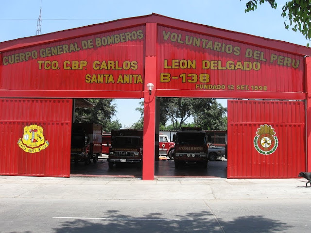 Estacin de Bomberos Voluntarios Santa Anita - Tcnico CBP Carlos Len Delgado N 138