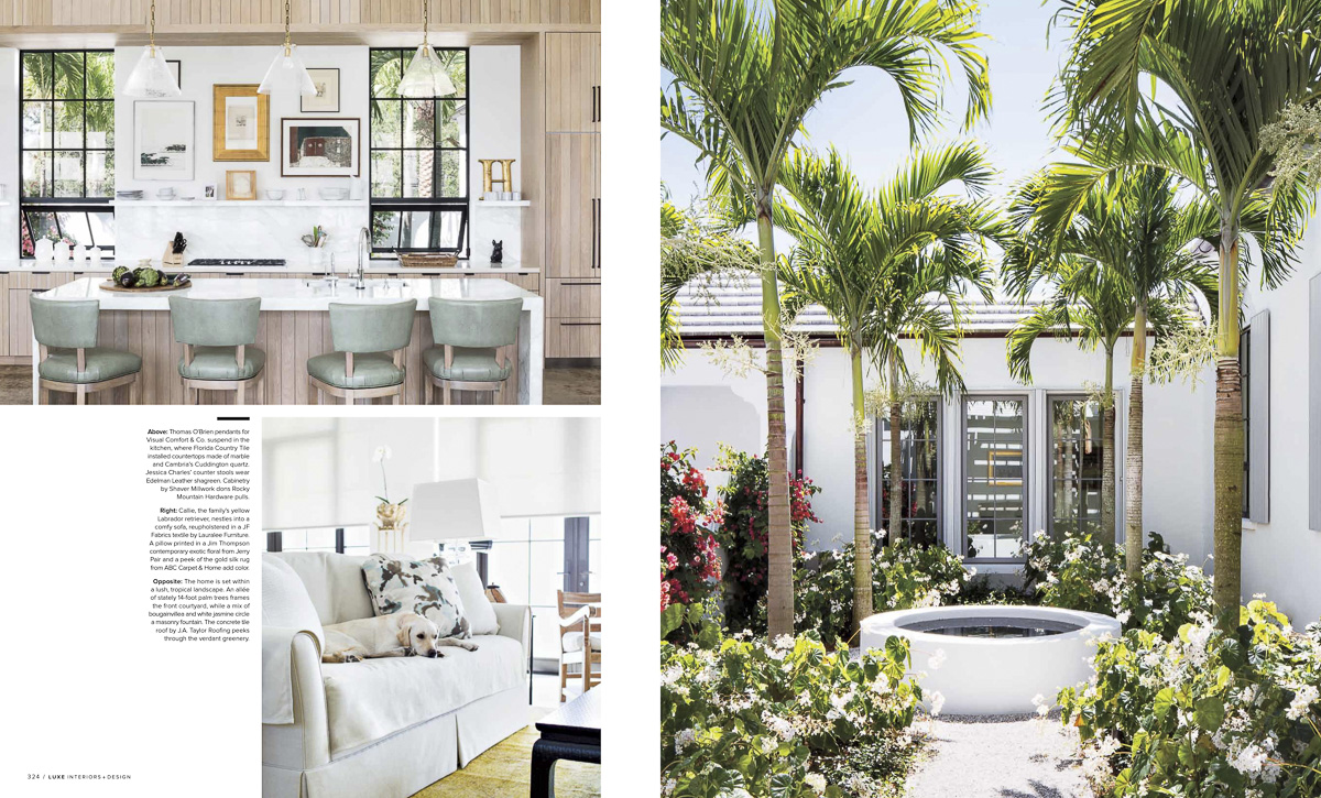 Jessica Glynn Luxe Magazine Interior Design by Olivia O'Bryan Inc and