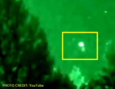Orbs Dropped From UFO 