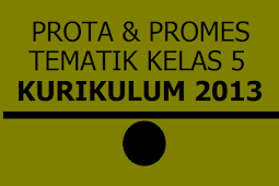 Prota dan Promes Kelas 5 SD/MI Kurikulum 2013 Edisi Revisi