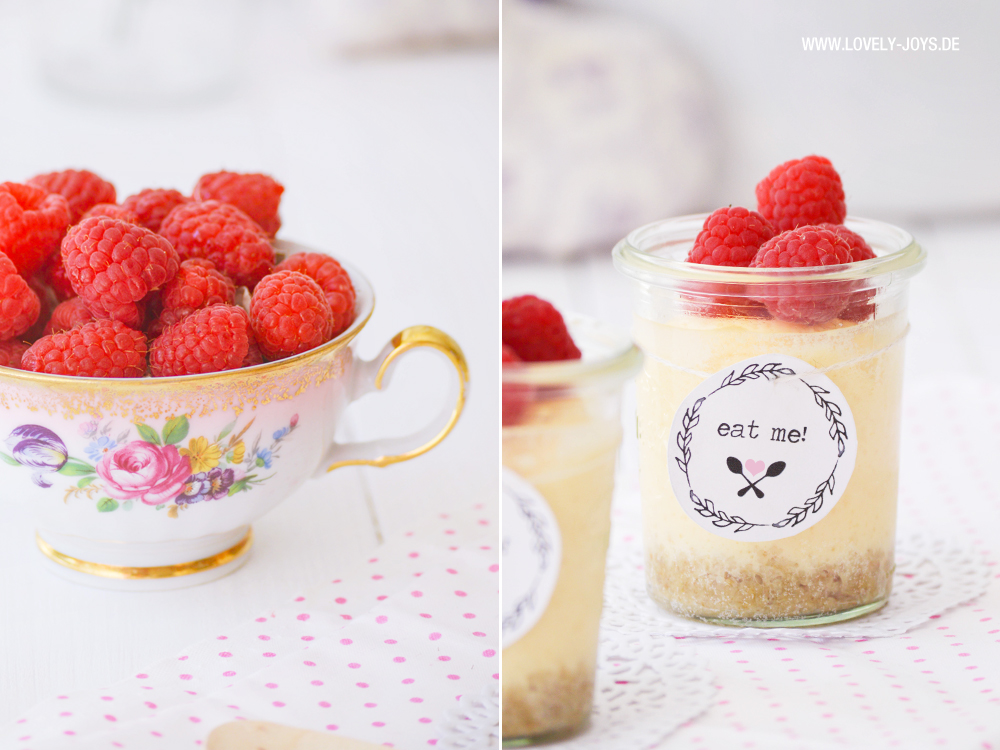 Cheesecake im Glas Rezept Himbeeren Cheesecake im Glas Rezept Himbeeren