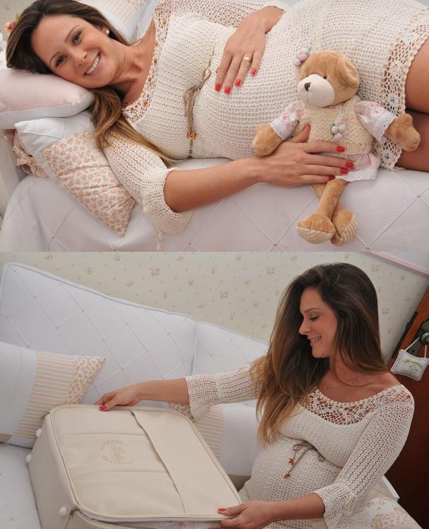 Blusas tejidas para embarazadas 2025