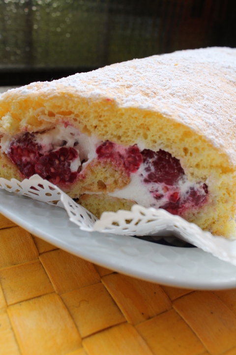 Roulade Panna E Lamponi Un Pinguino In Cucina