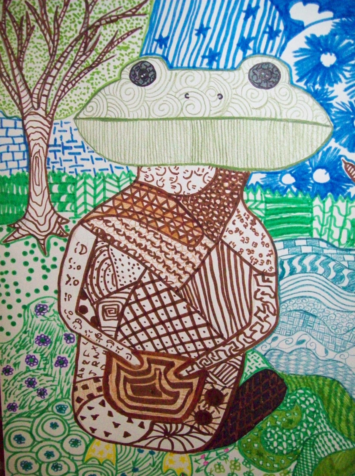 my artful nest: Texture Animals