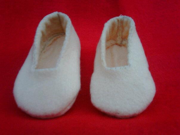 FLANEL CRAFT: SEPATU BAYI DARI FLANEL FLANEL CRAFT: SEPATU BAYI DARI FLANEL