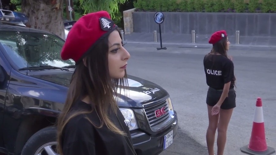 Lebanese Female Police Officers In MiniShorts To Attract Tourists