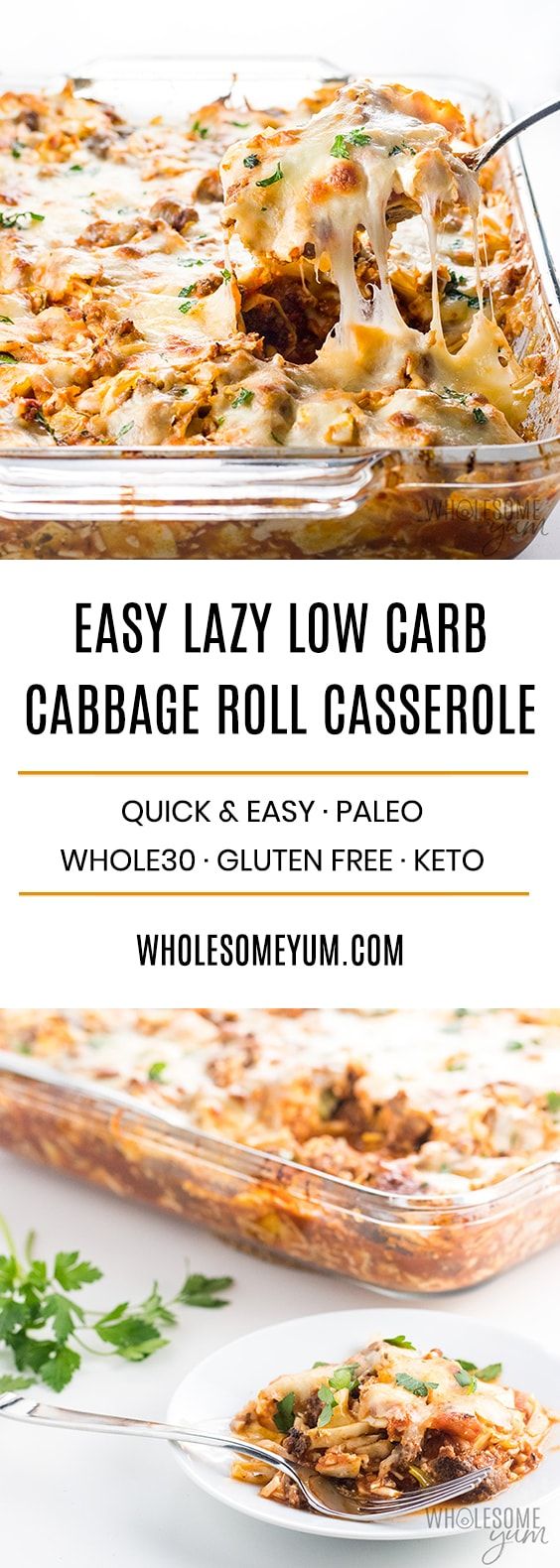EASY LAZY CABBAGE ROLL CASSEROLE RECIPE – LOW CARB - Book Of Recipes