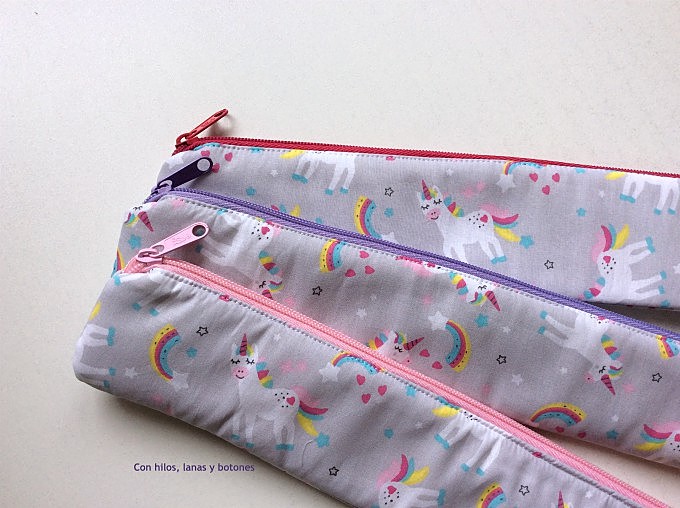 Con hilos, lanas y botones: Estuches para flauta