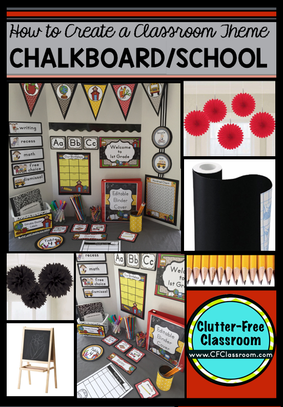 classroom chalkboard theme
