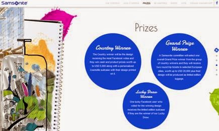 Be a Samsonite Designer! Win fantastic travel prizes in our Asia-wide contest
