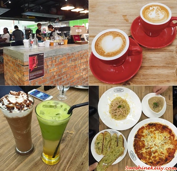 Raspberry Latte, Caramel, Ice Mocha Blended, Slimmer Paradise, Spaghetti Cabonara, Mushroom Soup, Garlic Toast & Hawaiian Chicken Pizza, La Roasteria Coffee, Seremban Prima Mall 1st Anniversary, Seremban Prima Mall