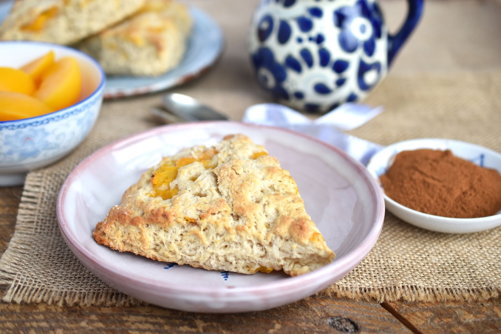 Woman in Real Life Peach Perfection Vegan "Buttermilk" Scones