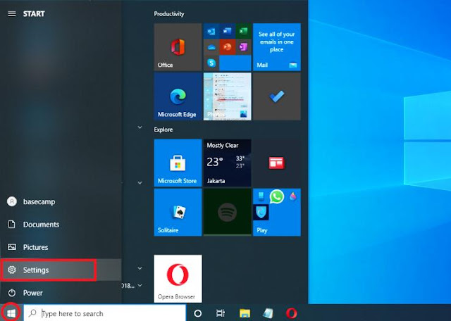 Cara Membuka Setting Windows 10