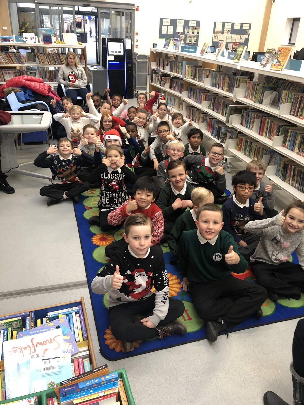 Mead Primary Wales Class Visit Harold Hill Library