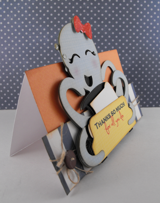 My Craft Spot Fun Octopus card from Animal Antics!