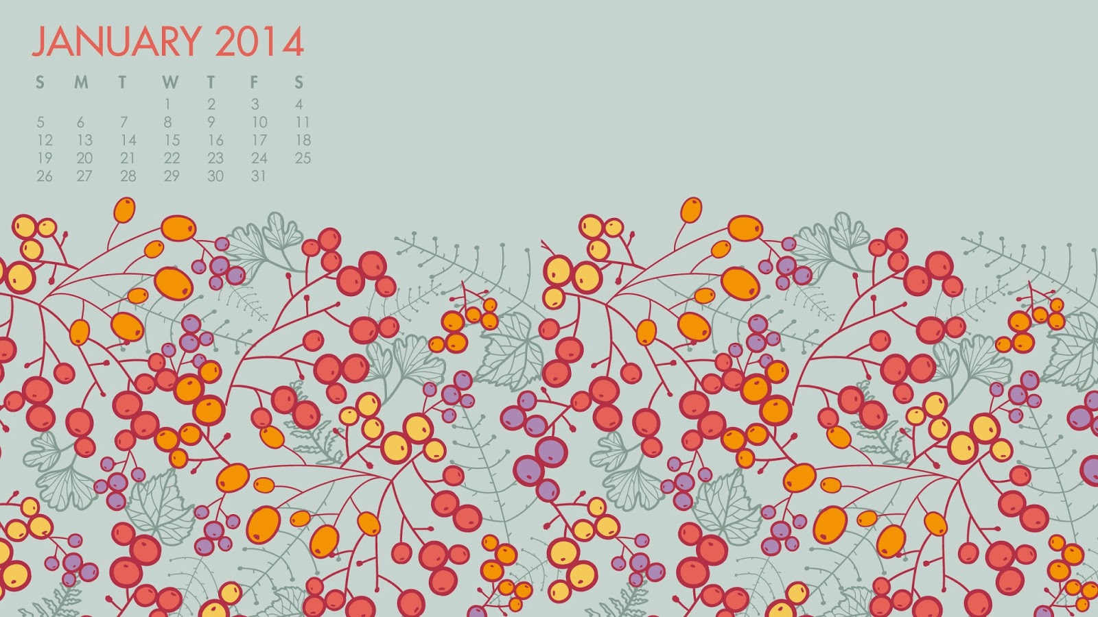 FREEBIES // JANUARY 2014 DESKTOP CALENDARS Oh So Lovely Blog