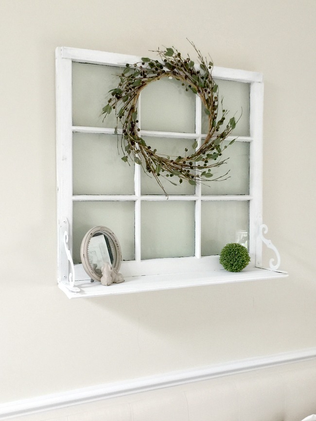 Vintage Window Shelf From Old Window