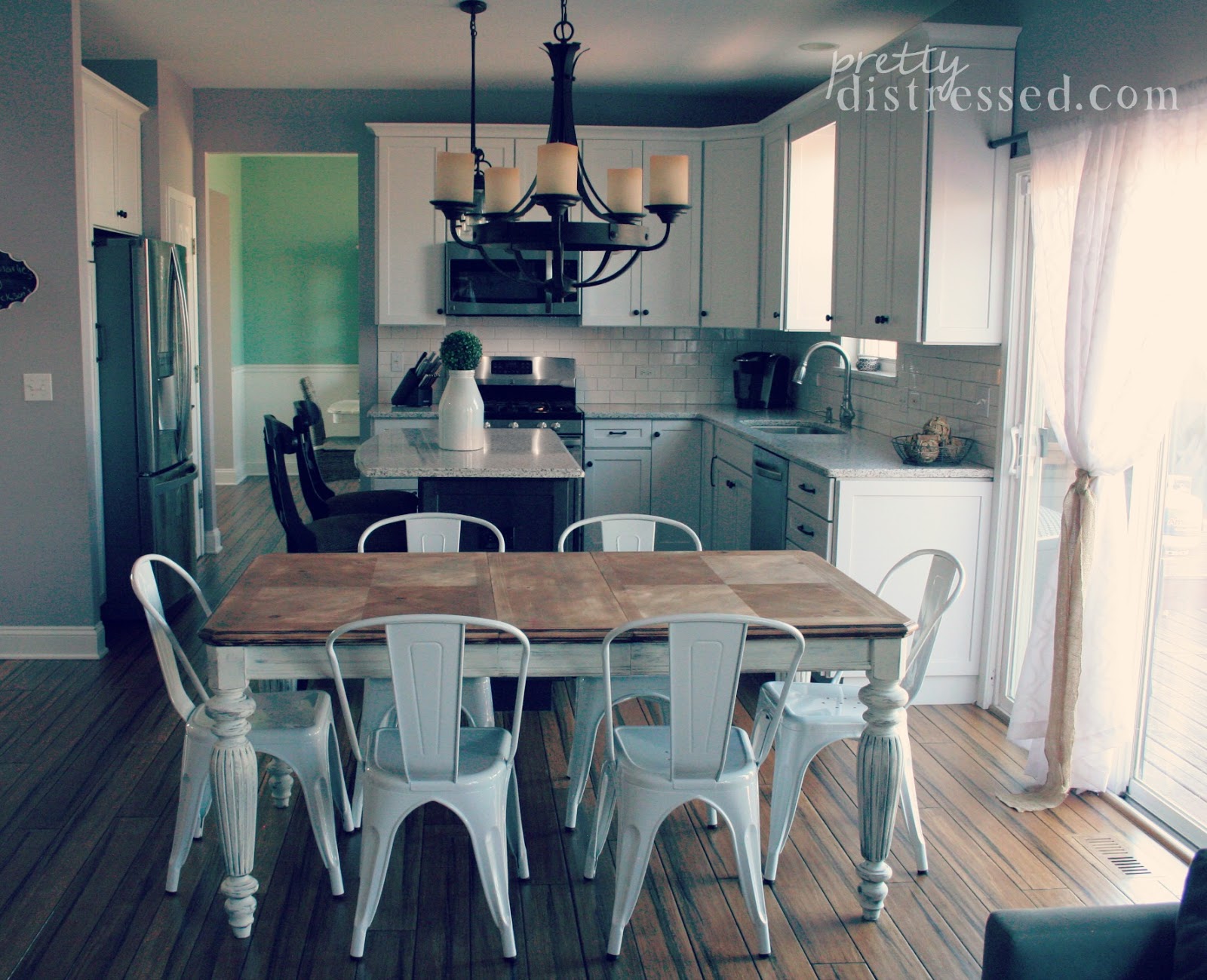 Pretty Distressed The Making of a Farmhouse Table