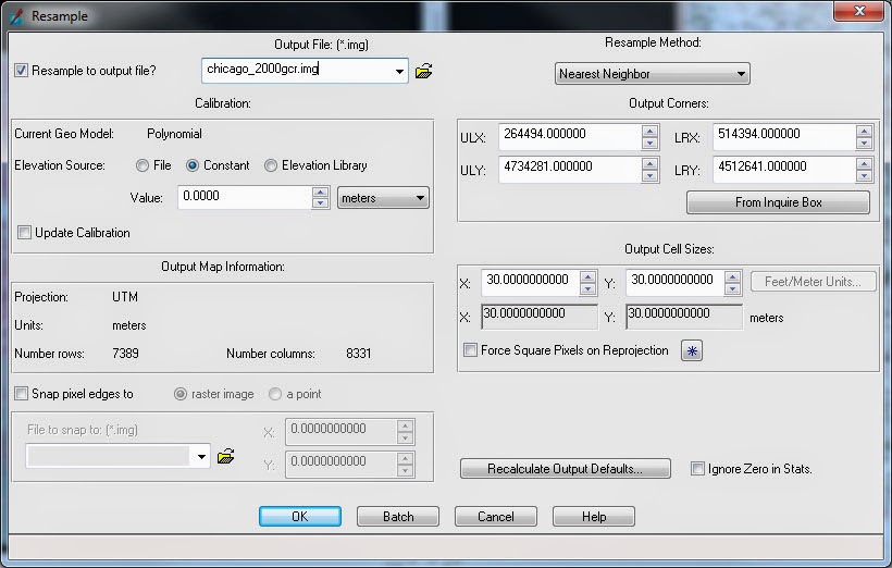 Remote Sensing of the Environment: Lab 6: Geometric Correction