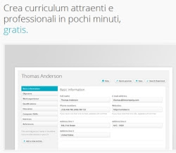 fare il curriculum creare il CV con Google Docs