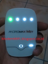 Cara Membaca Lampu Indikator Wifi Andromax M2Y
