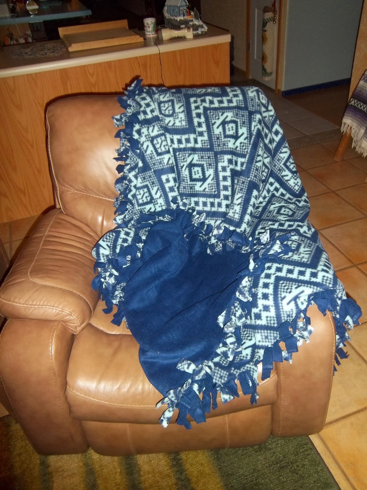 A Little Peace of Home How to Make a Tie Blanket