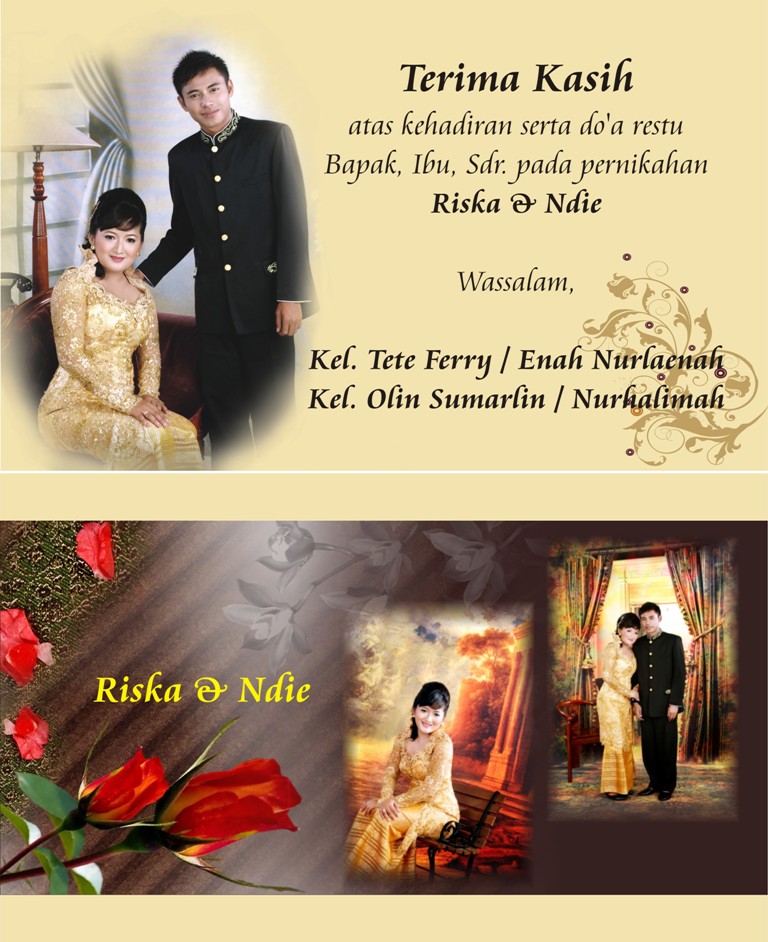 Download Desain Undangan Pernikahan Unik Cdr