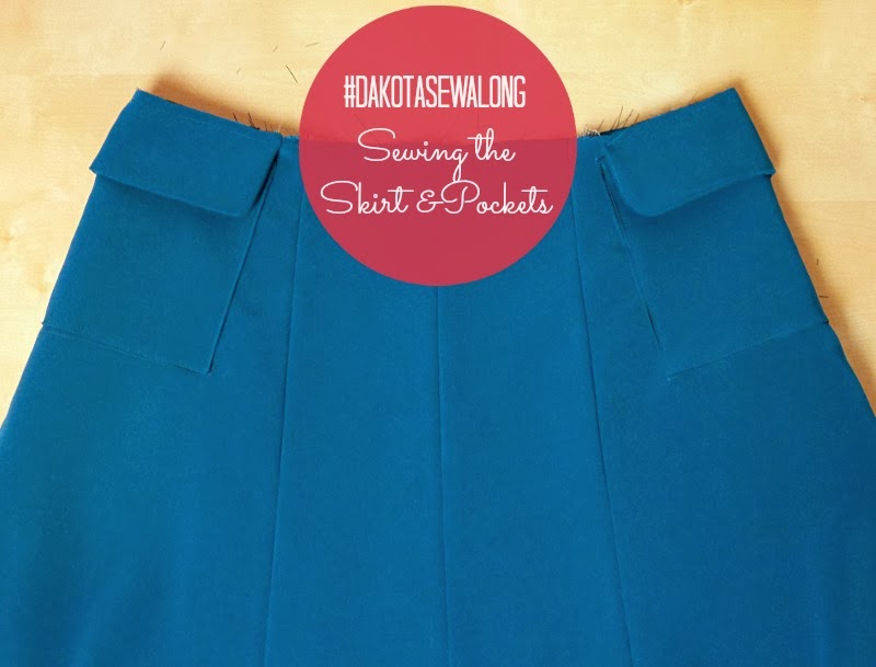 Dakota Sewalong - Sewing the Skirt & Pockets - A Stitching Odyssey