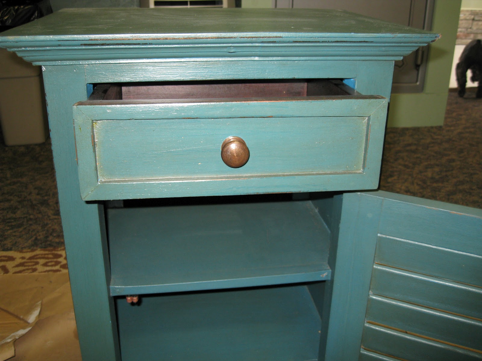 Kim's Designs Provence Color Chalk Paint Side Table