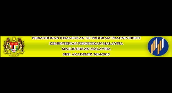 Permohonan Online Program Pra Universiti KPM-MSN 2014/2015