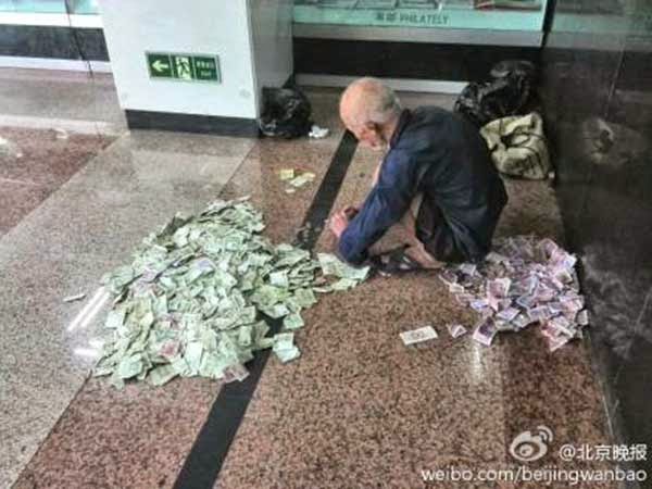 rich beggar