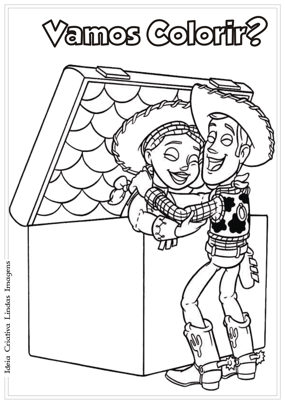 Woody Toy Story Para Colorir Desenho Woody Toy Story Para Colorir ...