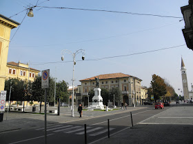 The Piazza Caduti in Mogliano Veneto