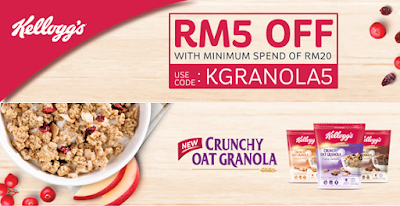 Kellogg's Malaysia Lazada Voucher Code Discount Offer Promo