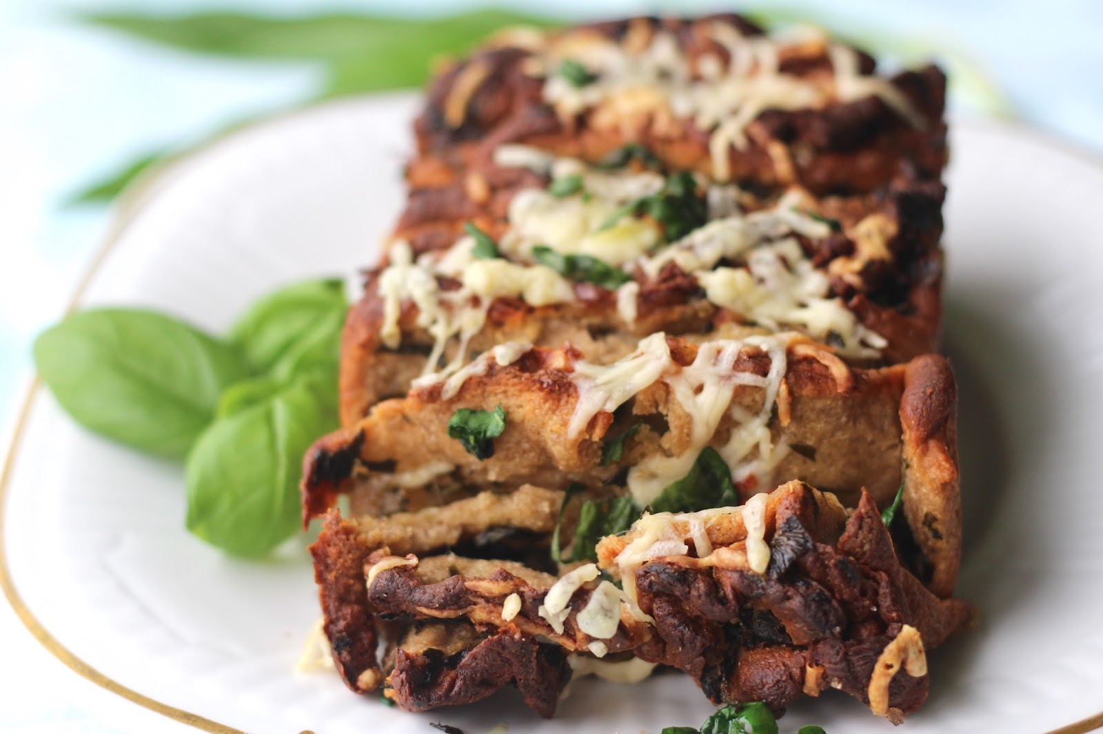 Cheesy Ramp Basil Pull-Apart Bread – Diary of a Mad Hausfrau
