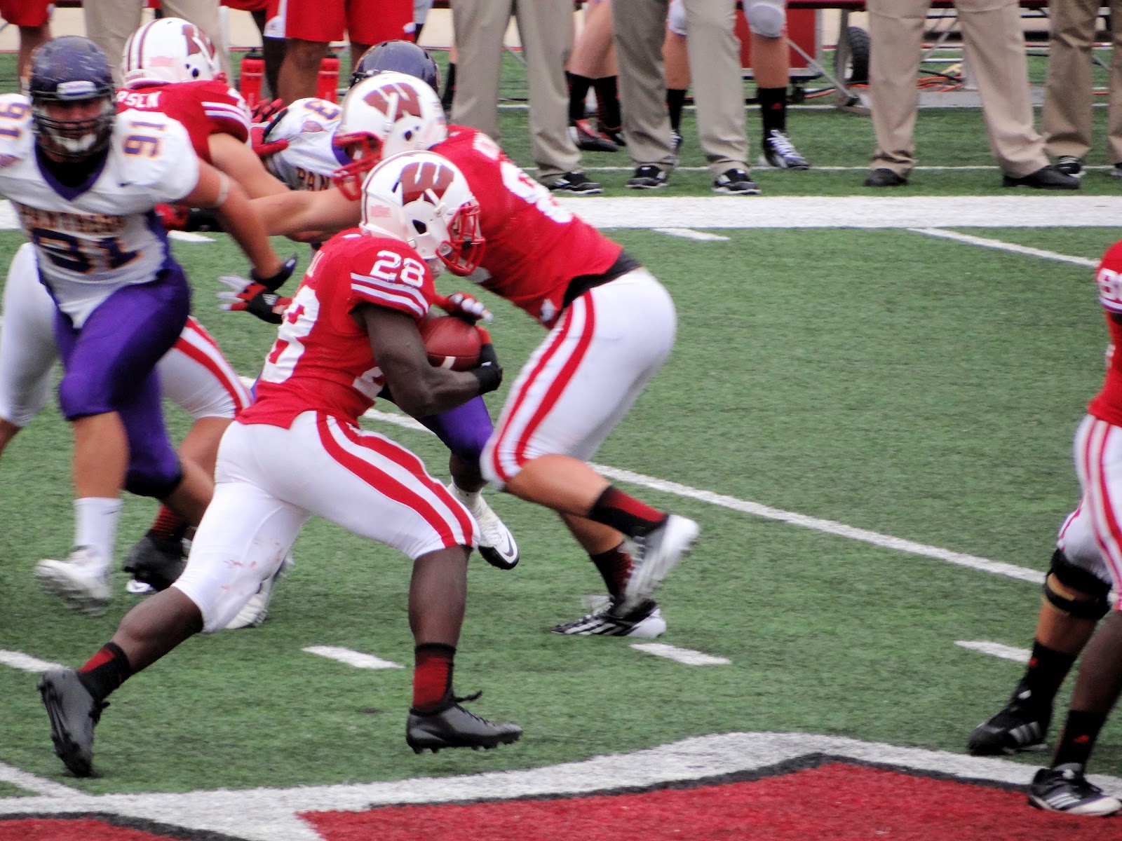 Two Kids a Dog and a Camera: Badger Football 2012 Season Opens